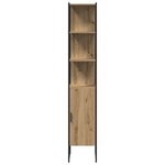 vidaXL Set de meubles de salle de bain 4 pièces en chêne artisan en bois d'ingénierie