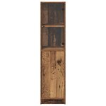 vidaXL Haut Armoire Bois Ancien 35 x 37 x 142 cm Bois d'ingénierie
