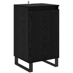 vidaXL Buffet Chêne noir 40 x 35 x 70 cm Bois d'ingénierie