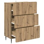 vidaXL Armoire à tiroirs 66 x 34 5 x 92 cm Bois d'ingénierie