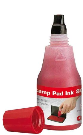 Flacon 25 ml Encre '801' pour Tampon Encreur Rouge COLOP