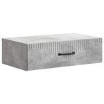 vidaXL Table d'appoint murale 59 x 34 5 x 17 cm Bois d'ingénierie