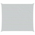 vidaXL Voile d'ombre Gris clair et blanc 6 x 7 m