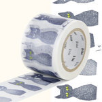 Masking Tape MT Mina 3 5 cm chat gris - kuro neko