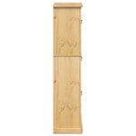 vidaXL Armoire à chaussures Corona 99x32x138 cm bois de pin massif