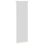 vidaXL Store enrouleur occultant blanc cassé 55x130cm largeur du tissu