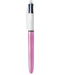Stylo à bille rétractable 4Colours Shine, tracé: 0,32 mm BIC