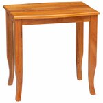 vidaXL Tables d'appoint emboîtables 3 pièces Naturel 60 x 45 x 60 5 cm