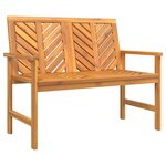vidaXL Ensemble de salon de jardin 2 Pièces Marron Bois d'acacia massif