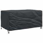 vidaXL Housse pour mobilier d'extérieur Noir 150 x 90 x 75 cm 420D