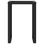 vidaXL Pieds de table à manger cadre en O 60x50x73 cm fonte