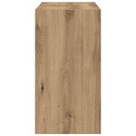 vidaXL Meuble sous évier Chêne Artisan 63x29x55 cm Bois d'ingénierie