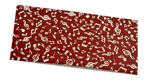 PAPERTREE AMADEUS Lot de 5 Enveloppes cadeau 19x10 Rouge