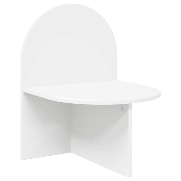 vidaXL Table de chevet Blanc 48 x 49 x 65 cm Bois d’ingénierie