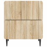 vidaXL Cabinet de chevet avec tiroir Chêne Sonoma 43 x 34 5 x 49 5 cm