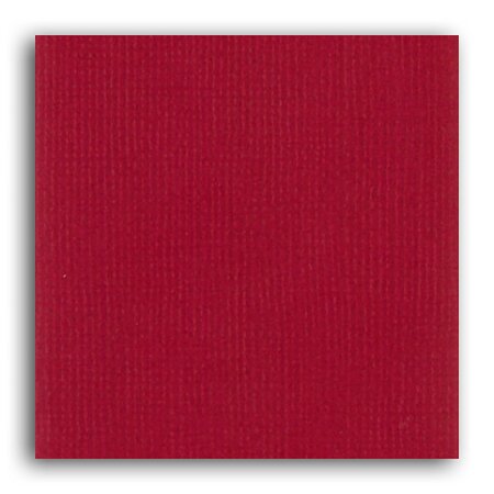 Papier scrapbooking mahé rouge cerise 30 5x30 5 cm - draeger paris