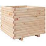 vidaXL Jardinière 60x60x49 5 cm bois de pin massif
