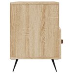 vidaXL Meuble TV chêne sonoma 102x36x50 cm bois d'ingénierie