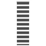 vidaXL Store zèbre noir 45x100 cm largeur du tissu 40 9 cm polyester