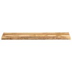 vidaXL Dessus de table bord vivant 180x40x3 8 cm bois de manguier brut