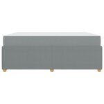 vidaXL Cadre de lit Autre Gris clair 180 x 200 cm tissu