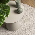 vidaXL Tapis shaggy PAMPLONA poils longs moderne crème Ø 100 cm