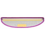 vidaXL Tapis d'escalier 10 Pièces 65x21x4 cm Violet