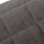 vidaXL Couverture lestée Gris 220x230 cm 11 kg Tissu