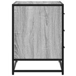 vidaXL Commode sonoma gris 70x41x56 cm bois d'ingénierie
