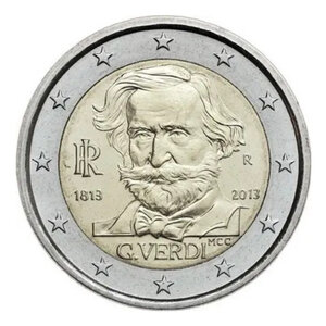 2 euros commémorative Italie 2013 - Giuseppe Verdi.