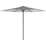 vidaXL Parasol de jardin 300 x 300 cm Polyester Rectangulaire
