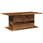 vidaXL Table basse vieux bois 102x55 5x40 cm bois d'ingénierie