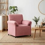 vidaXL Canapé 1 place Rose 88 x 83 x 95 cm Velours