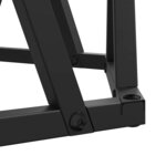 vidaXL Table basse 2 Pièces Chêne fumé Bois d'ingénierie et acier