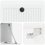 vidaXL Meuble TV mural Blanc 59 5 x 31 x 30 cm Bois d'ingénierie