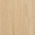 vidaXL Cadre de lit sans matelas chêne sonoma 140x200 cm