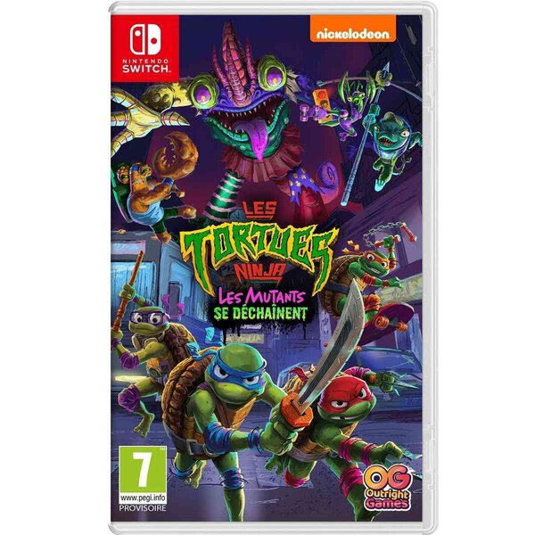 Jeu SWITCH Les Tortues Ninja Les Mutants se Dechainent