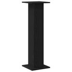 Support de plante vidaXL 2 Pièces Chêne noir 30x30x95 cm Bois d'ingénierie