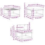 vidaXL Ensemble de canapés d'extérieur 6 Pièces Blanc et gris clair