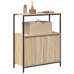 vidaXL Meuble de salle de bain et étagères chêne sonoma 76 5x35x95 cm