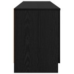 vidaXL Armoire de lit 2 Pièces Chêne noir 66 x 35 x 48 cm