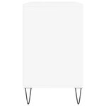 vidaXL Armoire à chaussures Blanc 102x36x60 cm Bois d'ingénierie