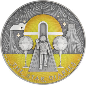 Monnaie STANISLAW LEM Star Diaries 2 Oz Argent 1000 Francs Cameroon 2025 (PRÉCOMMANDE)
