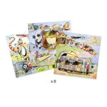 Djeco DJ09684 - Coloriages Le voyage de Malo