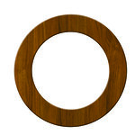 Numéro 0-numéro adhésif pour boîtes aux lettres - vinyle épais texturé  hauteur 50 mm - bois miel