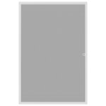 vidaXL Moustiquaire pour fenêtres Blanc 80x120 cm