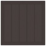 vidaXL Ensemble de salle à manger pour jardin 3 Pièces Marron