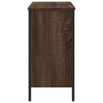 vidaXL Armoire lavabo de salle de bain chêne marron 80x30x60 cm