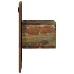 vidaXL Table de chevet multicolore 50x27x50 cm bois de récupération