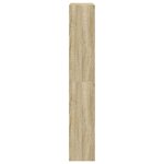 vidaXL Armoire à chaussures chêne sonoma 80x21x125 5cm bois ingénierie
